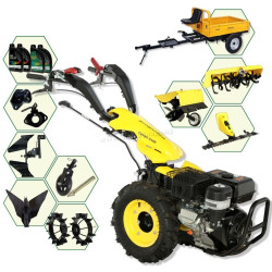 Мотокультиватор с аксессуарами Progarden Campo U16E 4L масла (PACU16D)