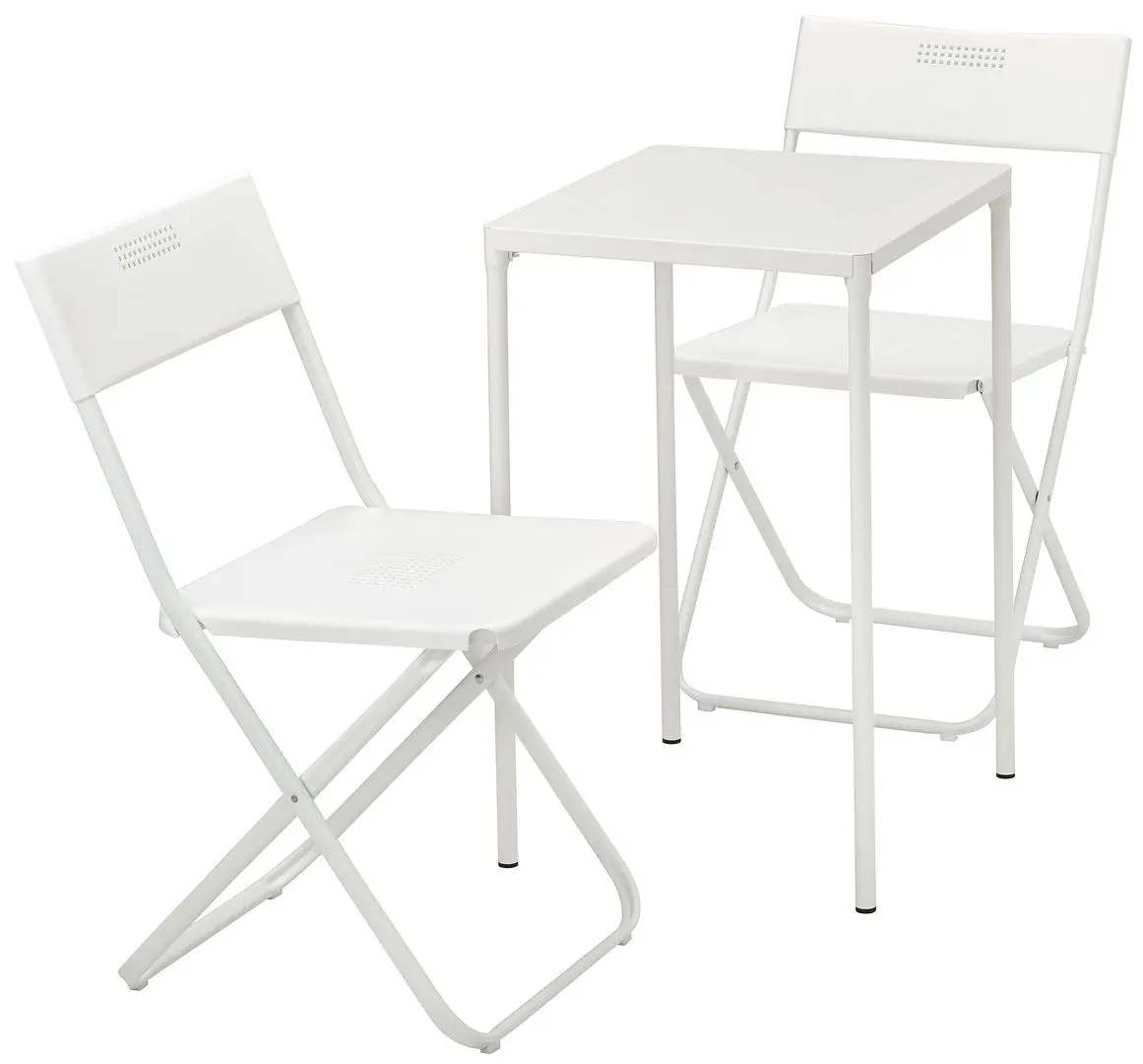 Set mobilier de gradina Ikea Fejan 1+2 (Alb)