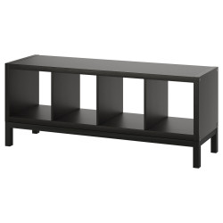 Стеллаж Ikea Kallax 147x59 (Черно-коричневый/Черный) Thumb