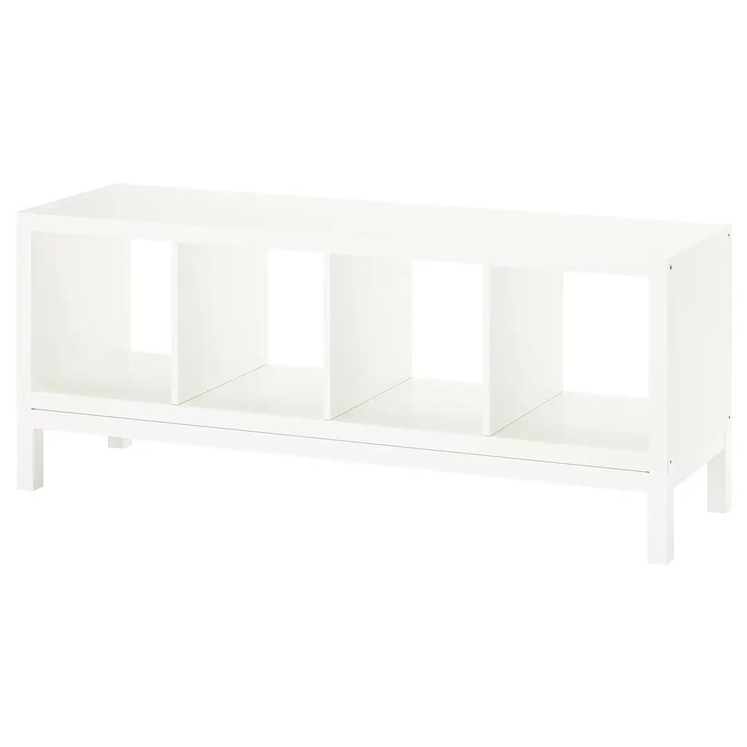 Стеллаж Ikea Kallax 147x59 (Белый) - 2