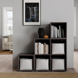 Стеллаж Ikea Eket на ножках 105x35x107 (Темно-серый)