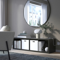 Стеллаж Ikea Kallax 42x147 (Черно-коричневый) Thumb