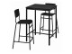 Set masa scaune Ikea Sandsberg/Stig 67x67cm 1+2 (Negru)