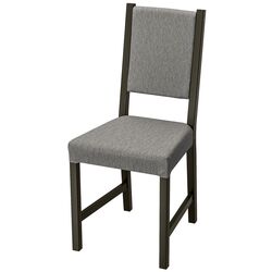 Обеденный набор Ikea Ingatorp/Stefan/Knisa 155/215см 1+4 (Черный/Серо-бежевый) Thumb