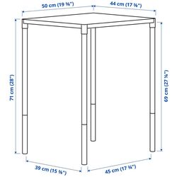 Set mobilier de gradina Ikea Fejan 1+2 (Alb) Thumb