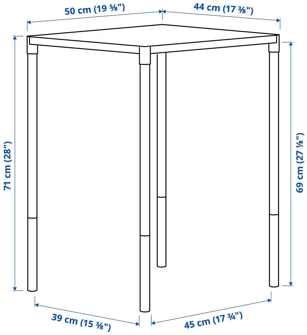 Set mobilier de gradina Ikea Fejan 1+2 (Alb)