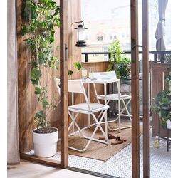 Set mobilier de gradina Ikea Fejan 1+2 (Alb) Thumb