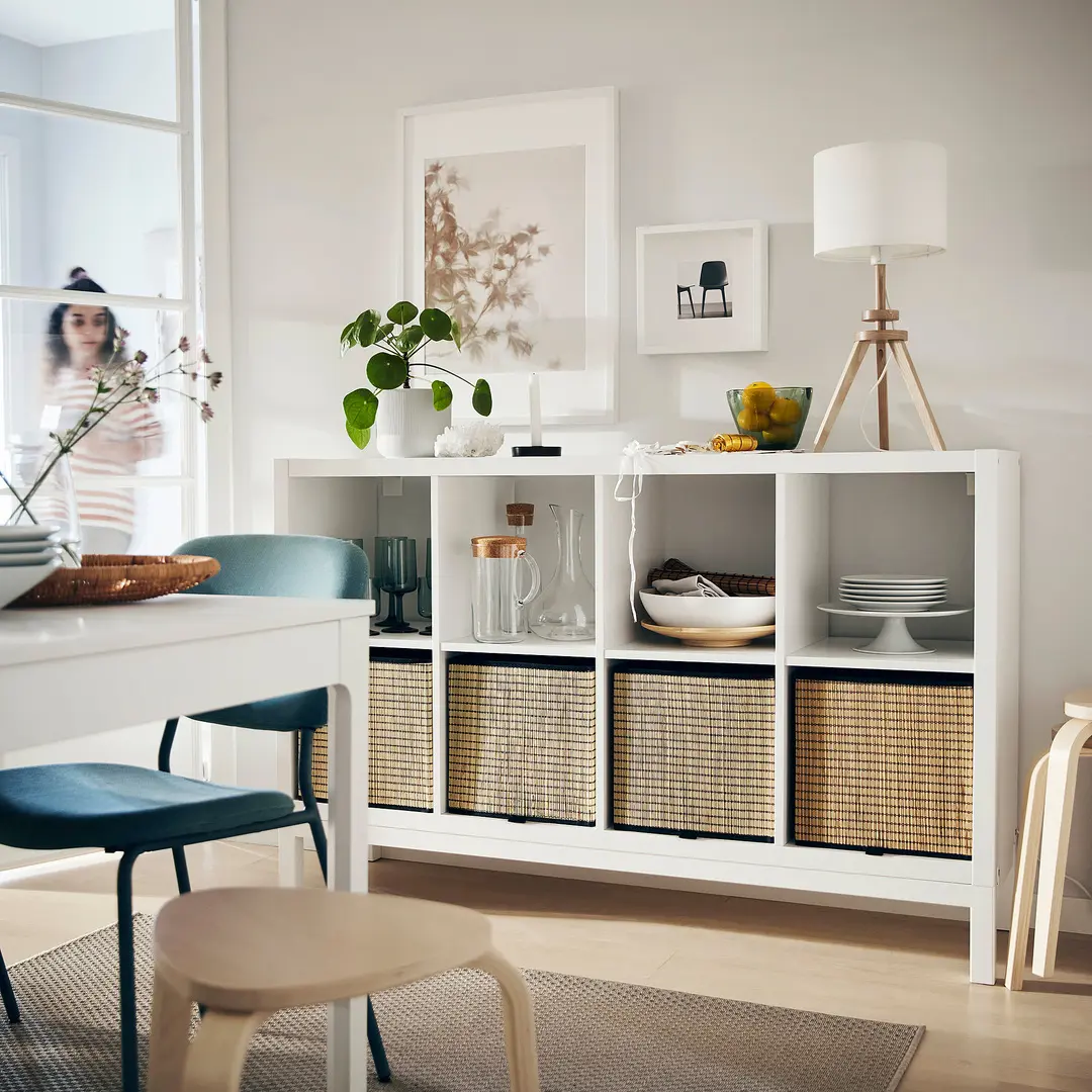 Стеллаж Ikea Kallax 147x94 (Белый) - 5