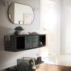 Стеллаж Ikea Kallax 42x147 (Черно-коричневый) Thumb