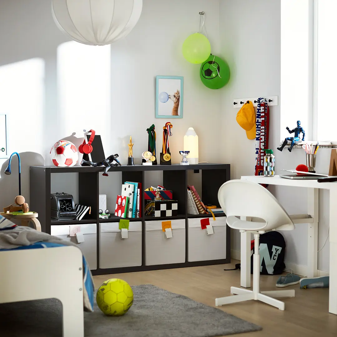 Стеллаж Ikea Kallax 77x147 (Черно-коричневый) - 7
