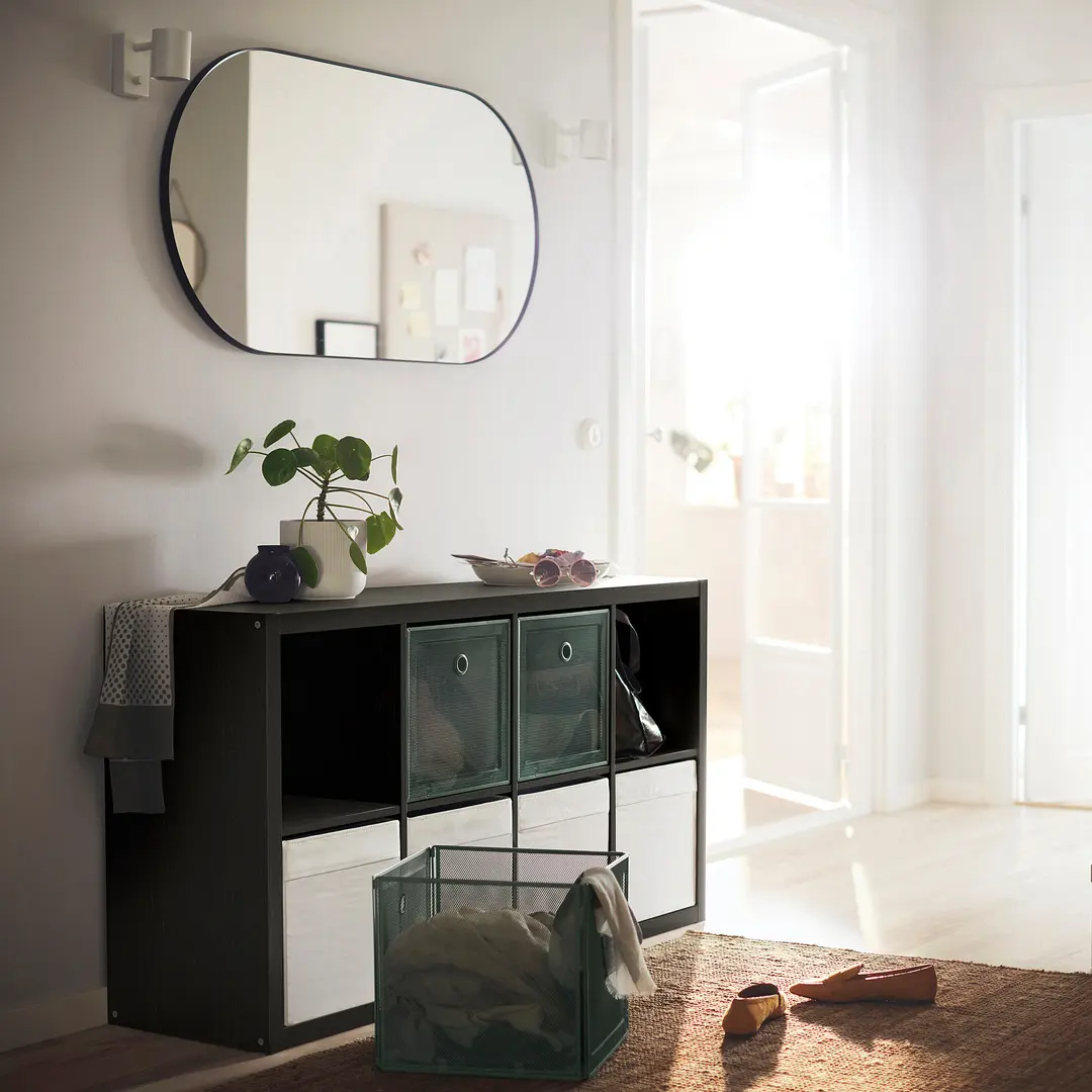 Стеллаж Ikea Kallax 77x147 (Черно-коричневый) - 9