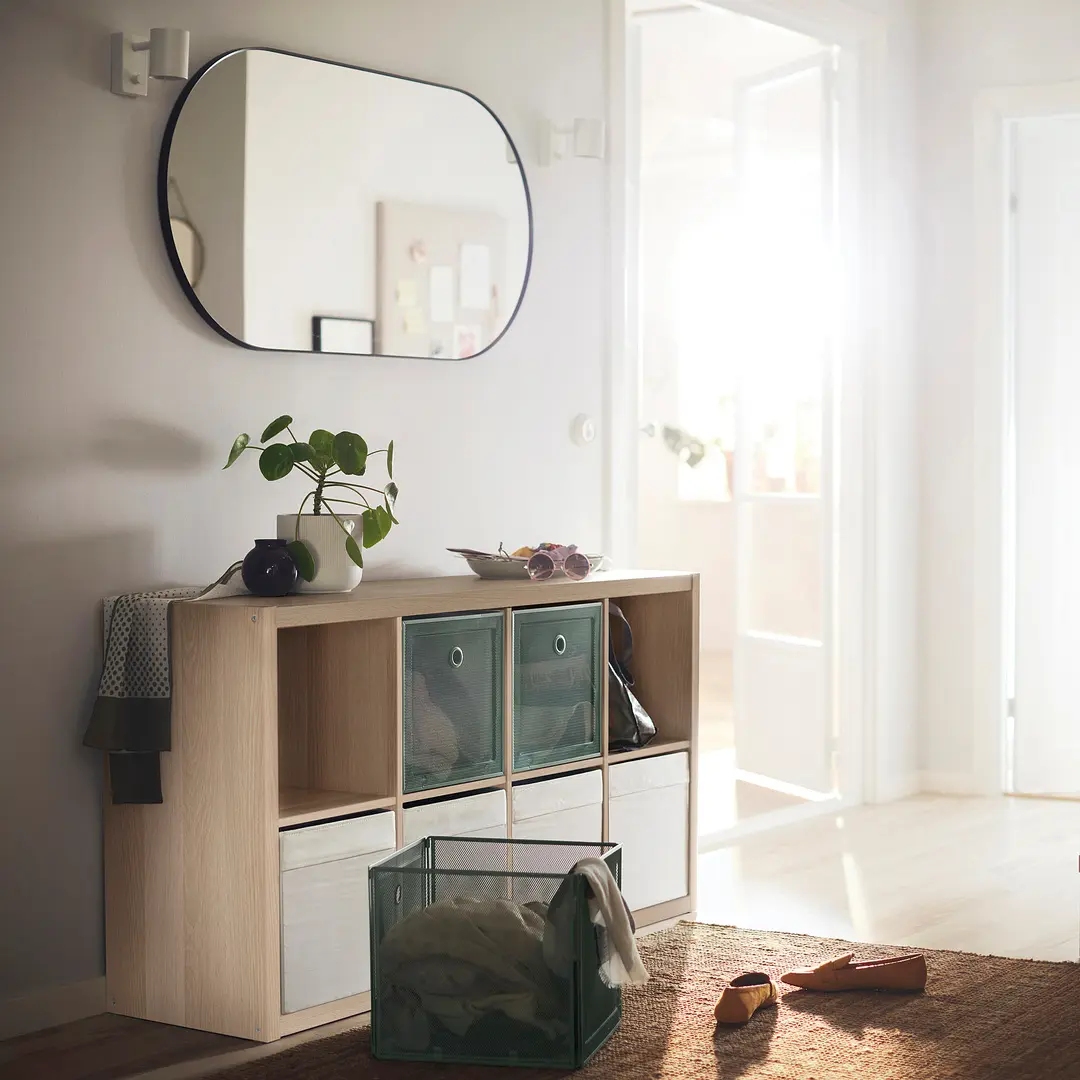 Стеллаж Ikea Kallax 77x147 (Состаренный дуб) - 7