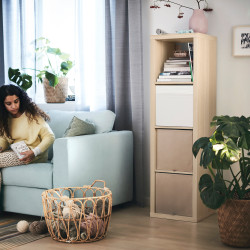 Etajera Ikea Kallax 42x147 (Stejar antichizat) Thumb
