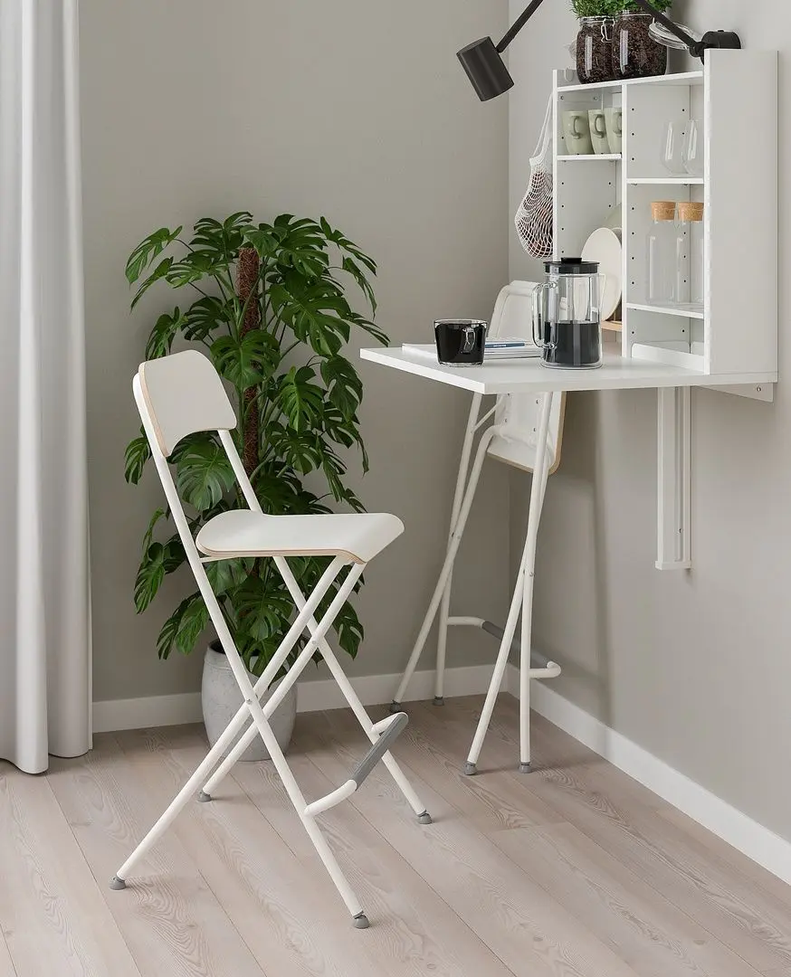 Обеденный набор Ikea Norberg/Franklin 1+2 (Белый)