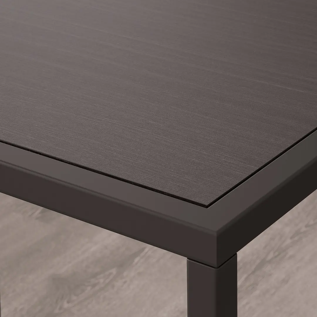 Etajera Ikea Vittsjo sticla 200x36x175 (Negru-maro) - 4