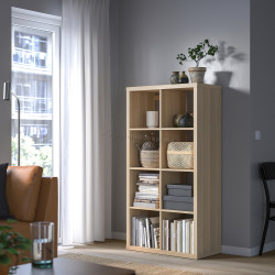 Стеллаж Ikea Kallax 77x147 (Состаренный дуб)