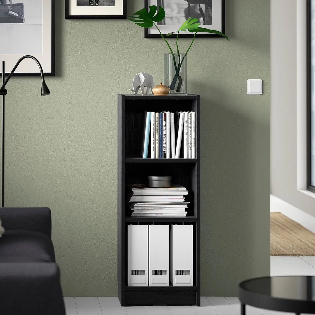 Стеллаж Ikea Billy 40x28x106 (Имитация Черного Дуба)