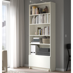 Etajera Ikea Billy cu sertar 80x30x202 (Alb)