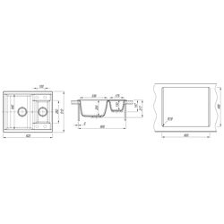 Chiuveta Dr.Gans Astra 620К (Terracota) Thumb