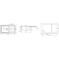 Кухонная мойка Florentina Combi 860 (Jasmine) Thumb