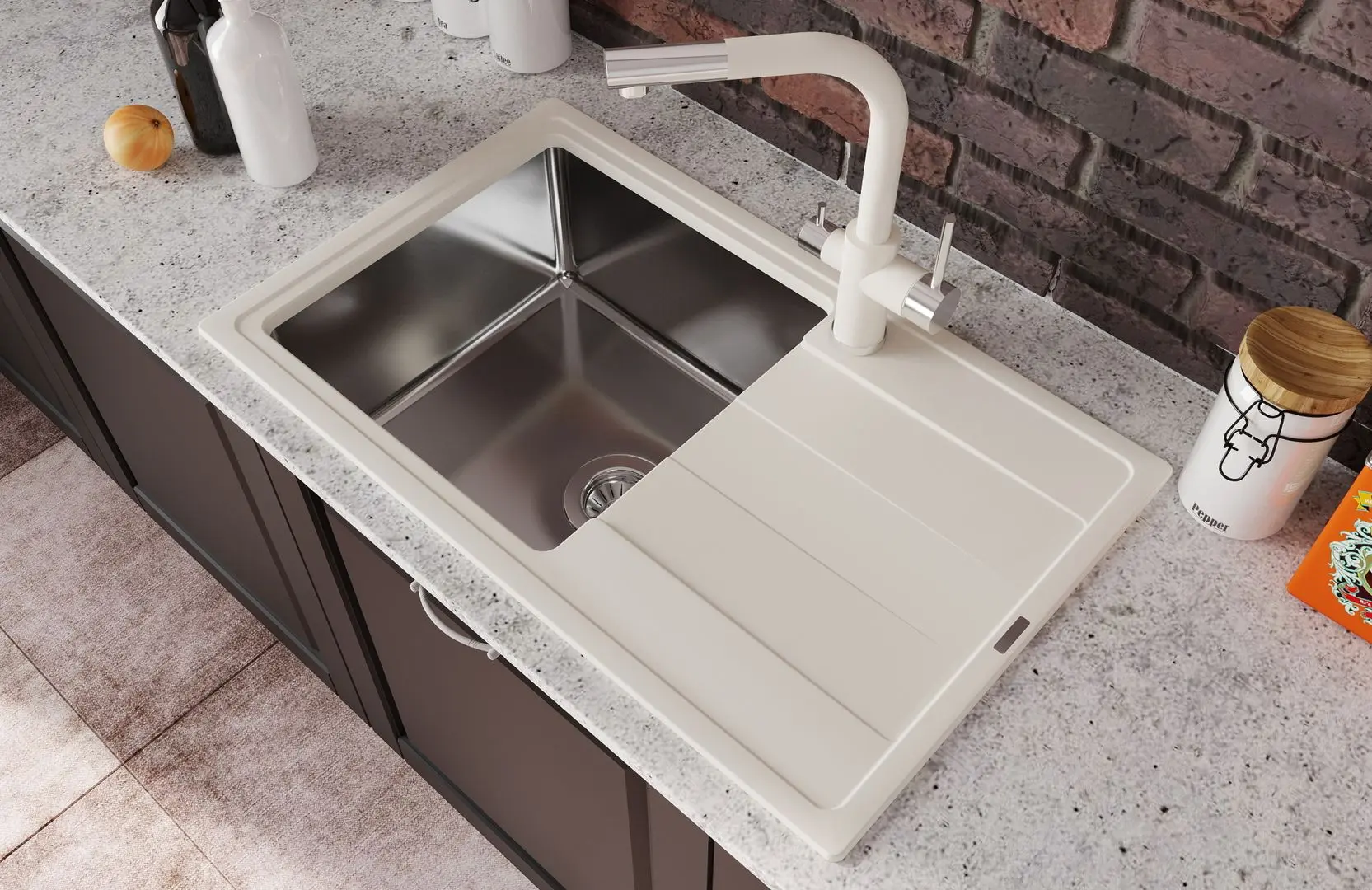 Кухонная мойка Florentina Combi 780 (Jasmine)