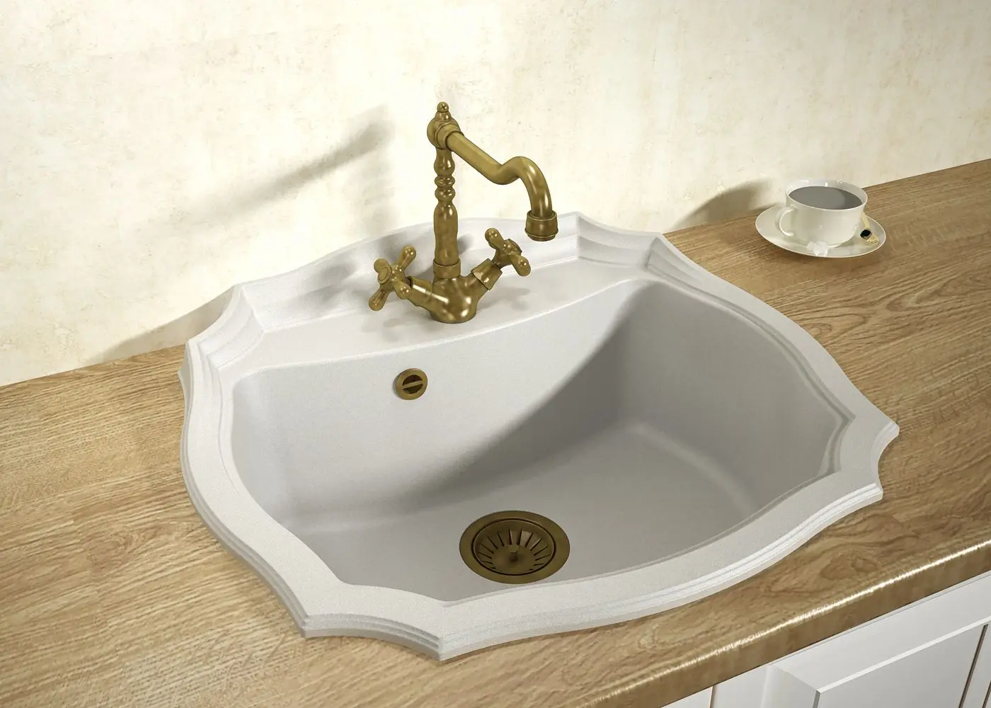 Кухонная мойка Florentina Emiliya 640 (Jasmine) - 2