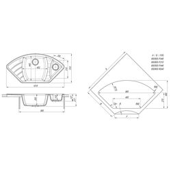 Кухонная мойка Dr.Gans Gabi (Latte) Thumb
