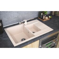 Chiuvetă Gamma Stone GS-11 (Beige) Thumb