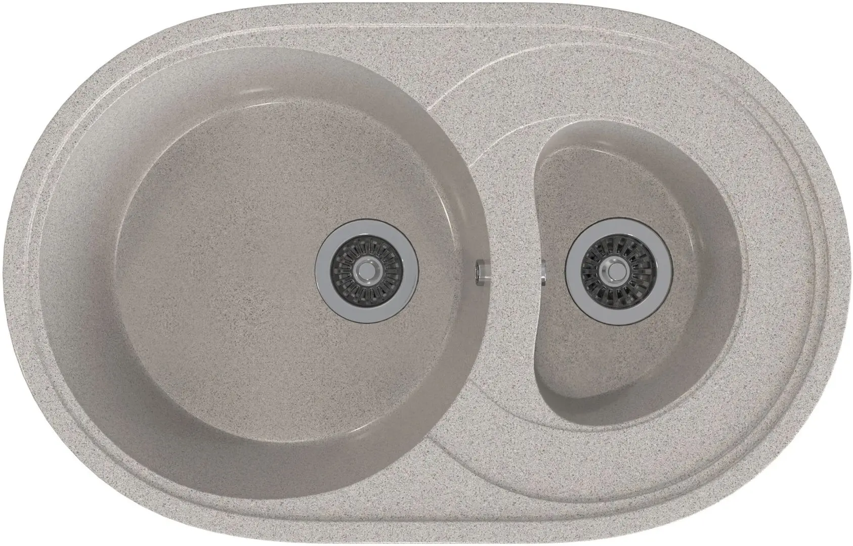 Chiuveta Gamma Stone GS-4 (Light Gray)