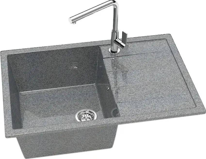 Кухонная мойка Marrbaxx Джоли Z161Q8 (Dark Gray Gloss) - 2