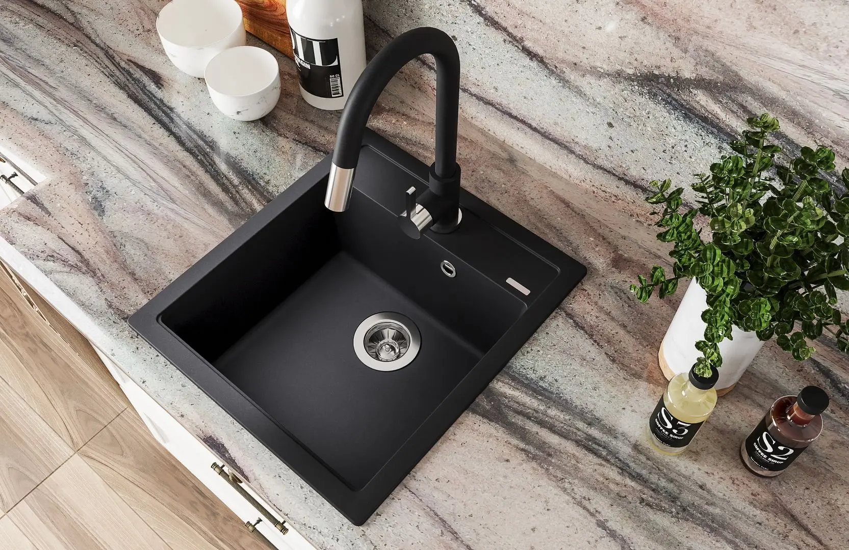 Chiuveta Florentina Lipsi 460 (Anthracite)