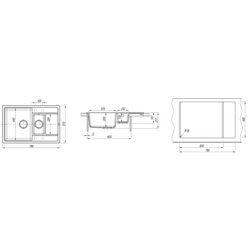 Chiuveta Florentina Lipsi 780K (Grey) Thumb