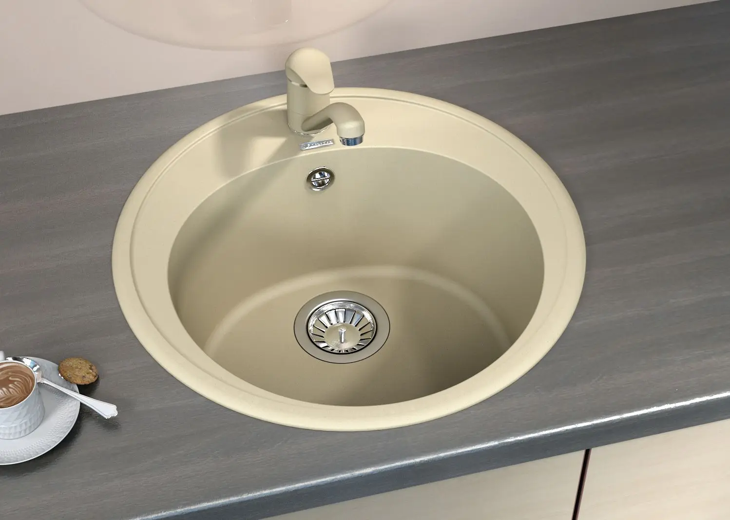 Chiuveta Florentina Lotos-510 (Champagne) - 2