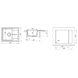 Кухонная мойка Dr.Gans Nica 580 (Terracota) Thumb