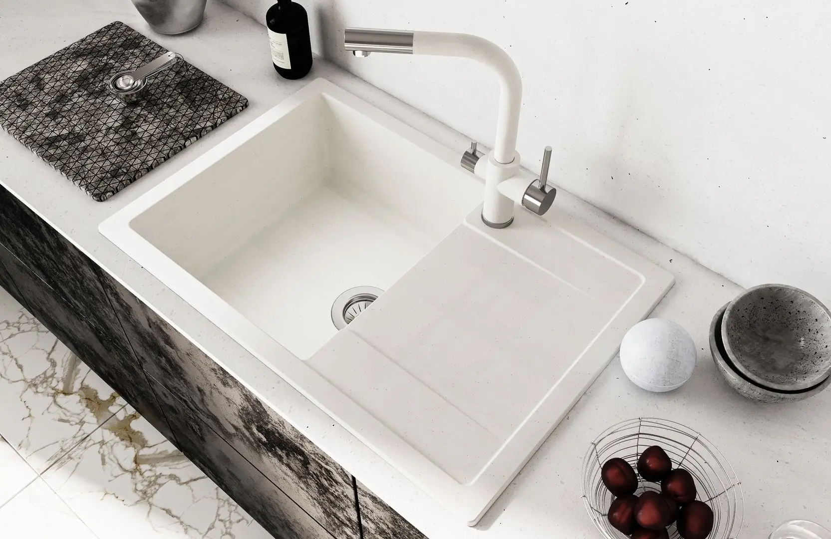 Chiuveta Dr.Gans Tehno 760 (White) - 3