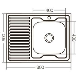 Chiuveta Mixxus Z8060R-06-160E (Satin) Thumb