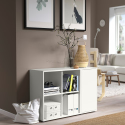 Стеллаж Ikea Eket 105x35x72 (Белый)