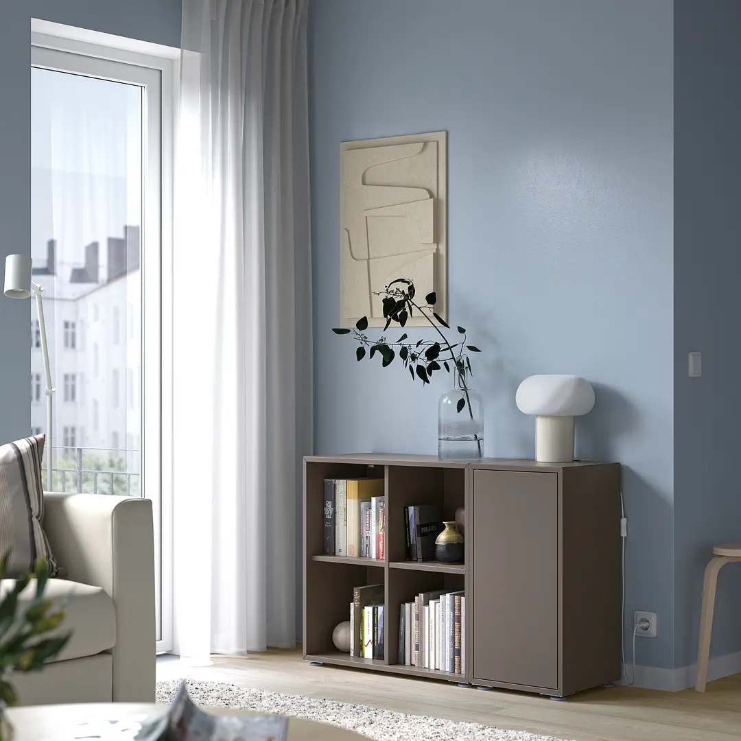Etajera Ikea Eket 105x35x72 (Gri Inchis) - 6