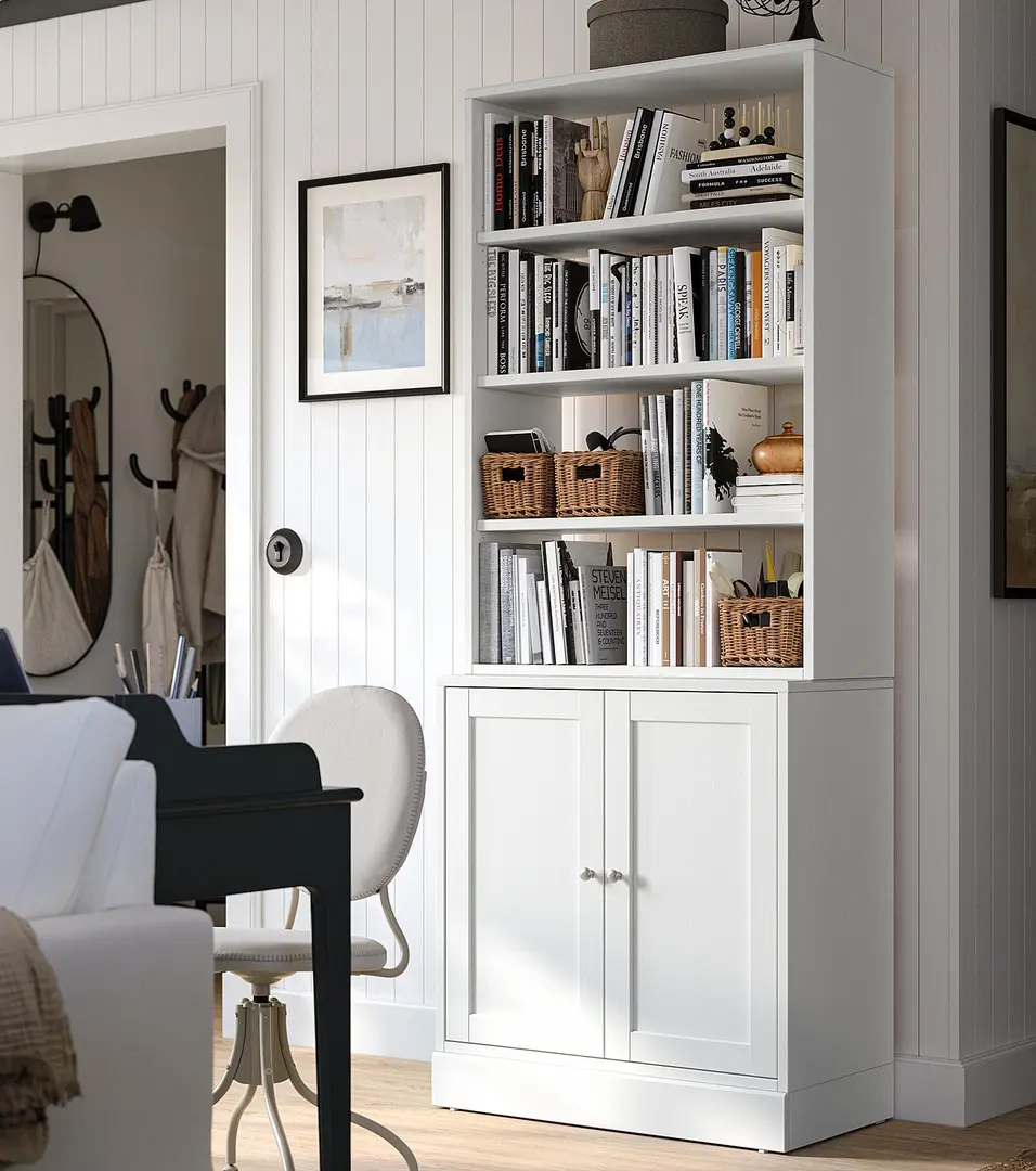 Dulap-etajera Ikea Havsta 81x47x212 (Alb)