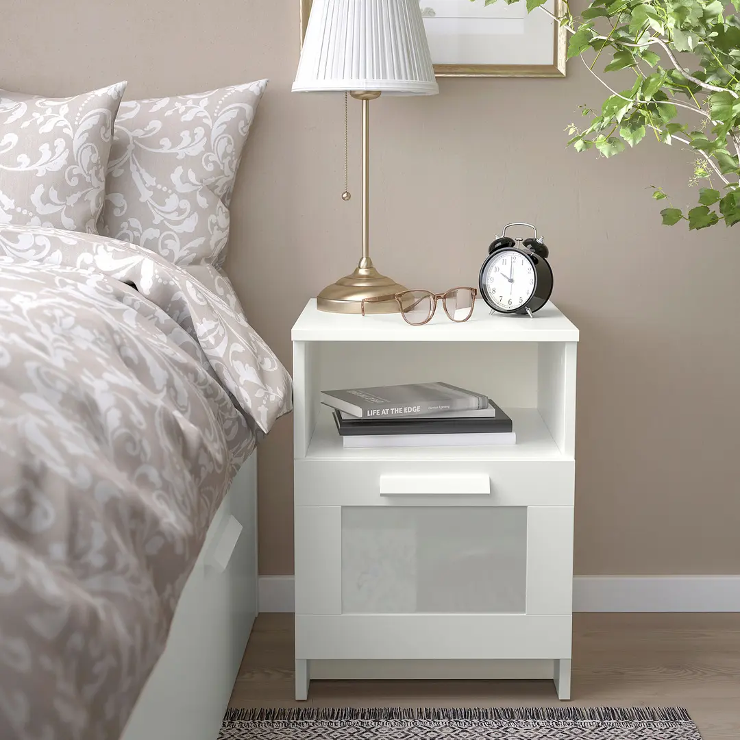 Noptiera Ikea Brimnes 39x41 (Mesteacan)
