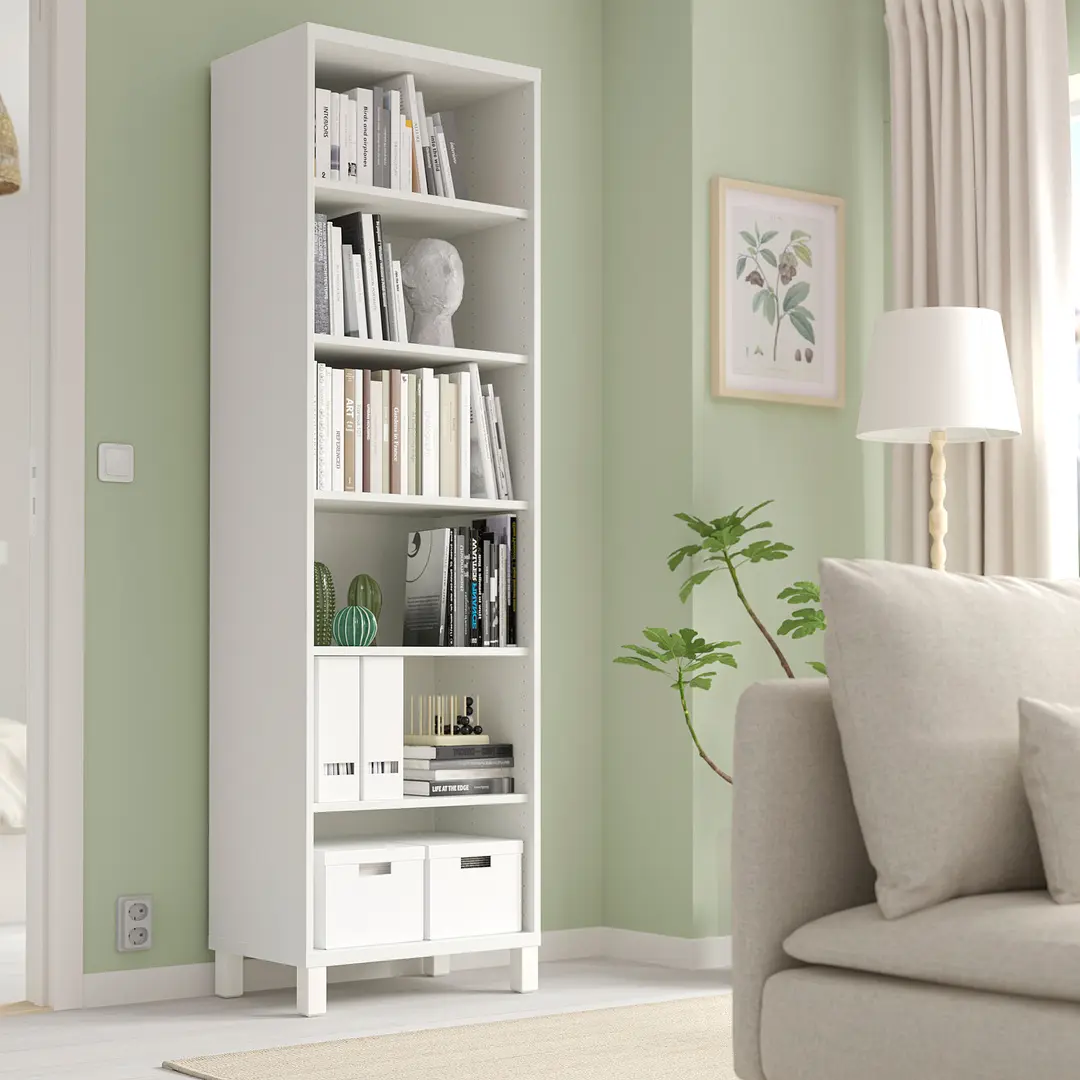 Etajera Ikea Besta 60x40x202 (Alb)