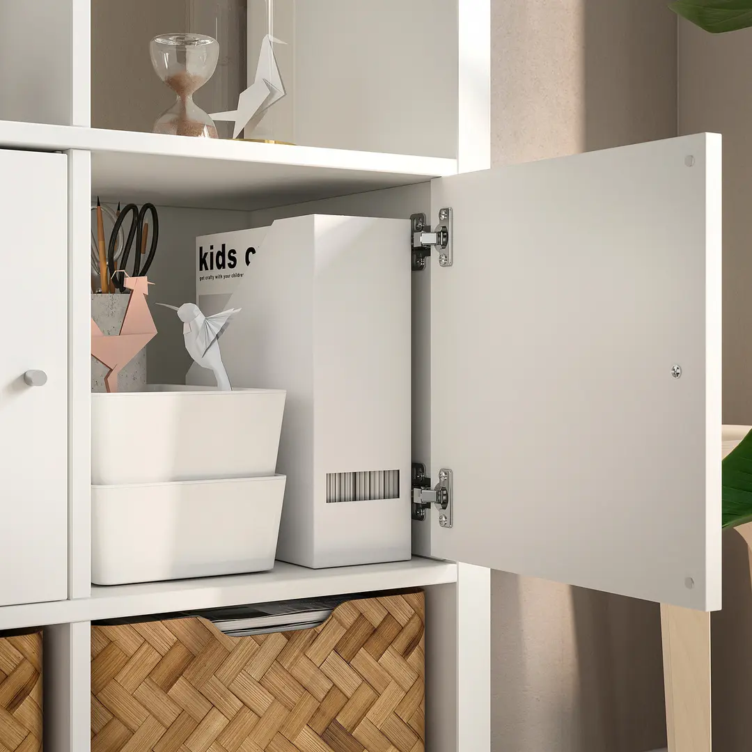 Etajera Ikea Kallax 8 insertii 147x147 (Alb) - 4