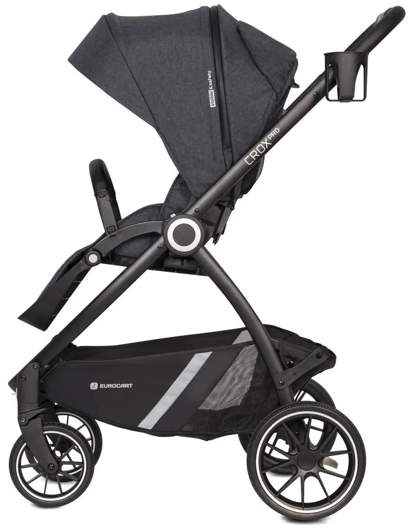 Carucior de plimbare Euro-Cart Crox Pro 908 (Coal)