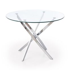 Masa Halmar Raymond (Chrome/Transparent) Thumb