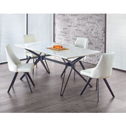 Masa Halmar Pascal (White/Black)