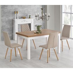 Стол раскладной Halmar Tiago 140-220cm (Lancelot Oak/White)