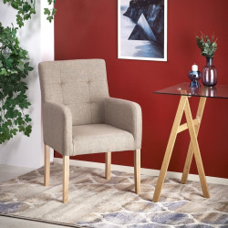 Fotoliu Halmar Filo (Beige/Honey Oak)