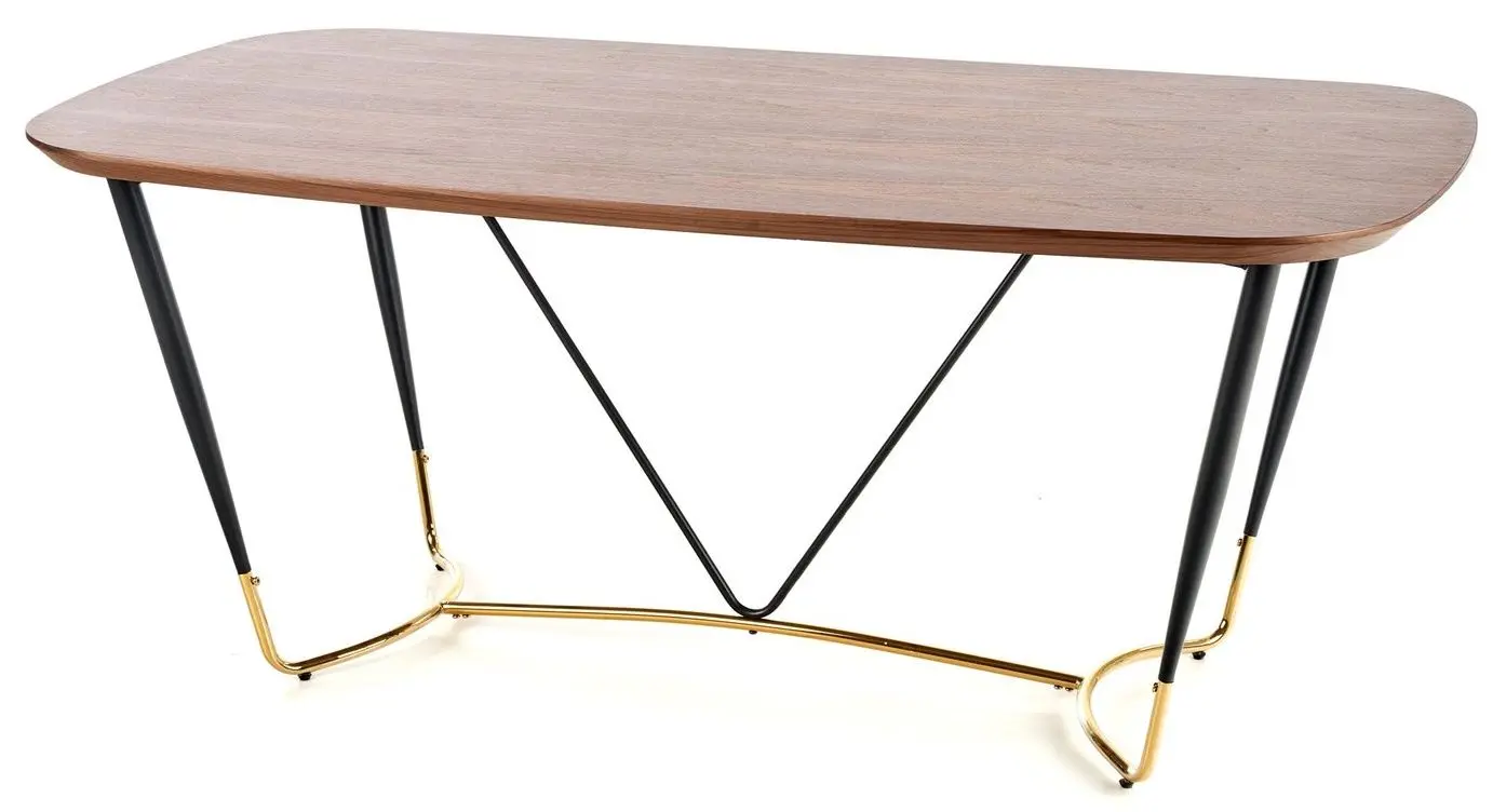 Стол Halmar Manchester (Walnut/Golden) - 2