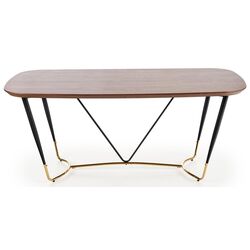 Стол Halmar Manchester (Walnut/Golden) Thumb