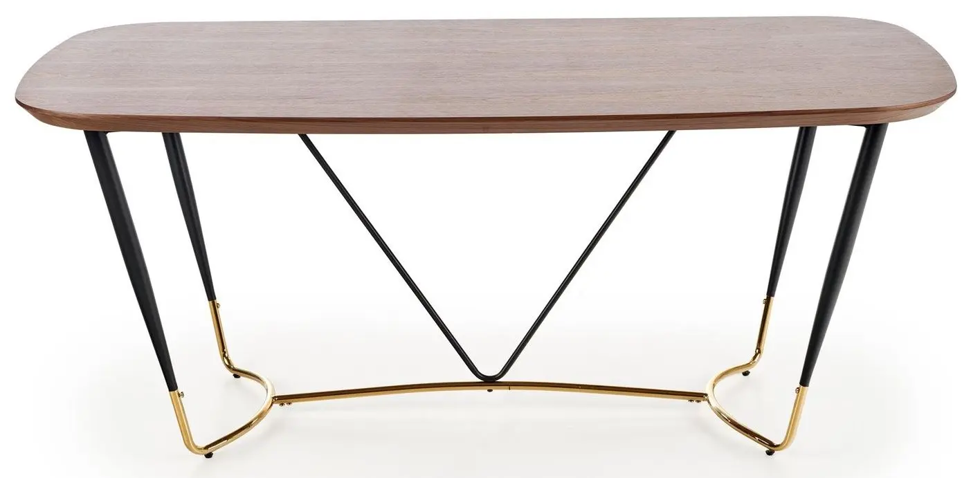 Стол Halmar Manchester (Walnut/Golden) - 3